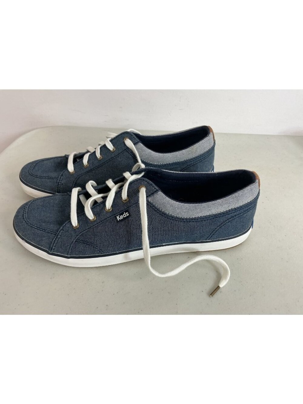 Keds Blue Canvas Sneakers Shoes Womens 11